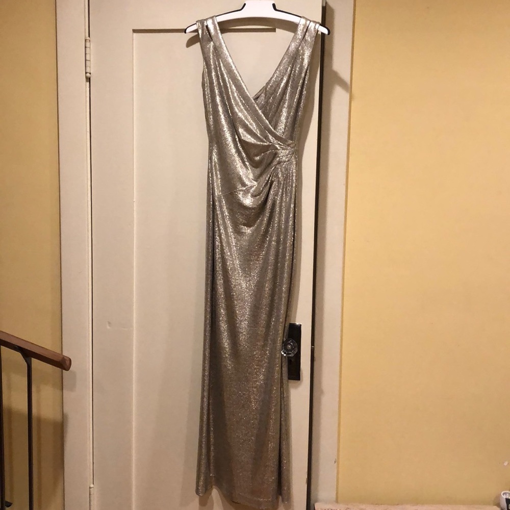 Silver sparkle gown